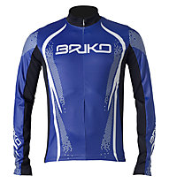 Briko Evo Race - maglia a maniche lunghe - uomo, Royal/Black/Grey/White
