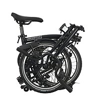 Brompton C Line Explore black - bici pieghevole , Black