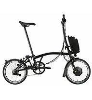 Brompton Electric C Line Explore Black - E-Faltrad, Black