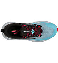 Brooks Cascadia 17 W - scarpe trail running - donna, Light Blue/Black/Pink