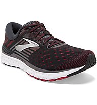 Brooks Transcend 6 - scarpe running stabili - uomo, Black/Red