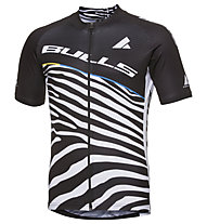 Bulls Team Bulls Zebra - maglia bici - uomo, Black/White