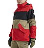 Burton Boy's Symbol - giacca snowboard - bambino, Red/Black/Brown