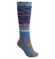 Burton Performance Midweight Sock - calzini da snowboard - donna, Purple/Blue