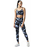 Casall Essential Printed W - pantaloni fitness - donna, Black/Blue