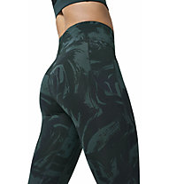 Casall Essential Printed W - leggings fitness - donna, Green