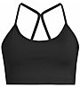 Casall Sleek Strappy Sports W - reggiseno sportivo sostegno medio - donna, Black