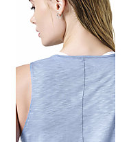 Casall Soft Texture W - top - donna, Light Blue