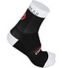 Castelli Free 9X Sock, Black/White