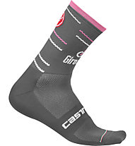 Castelli Fahrradsocken Giro d'Italia 2018, Grey/Pink