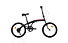 Cicli Cinzia C-Fold Trolley Hi-Tension 20 - bici pieghevole, Matt Black/Red