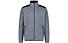 CMP Jacket - felpa in pile - uomo, Grey/Blue