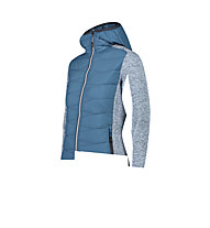 CMP Jacket Fix Hood - Fleecejacke - Damen, Grey/Blue