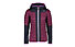 CMP Jacket Fix Hood - giacca trekking - donna, Dark Red/Dark Blue