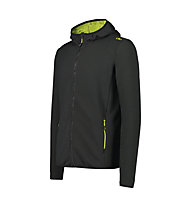 CMP Jacket Fix Hood - Wanderjacke - Herren, Black/Green