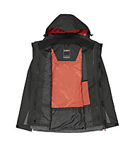 CMP Jacket Zip Hood - giacca trekking - uomo, Black/Red