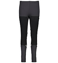 CMP W Long Tights - pantaloni sci di fondo - donna, Black/Grey