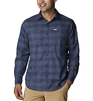 Columbia Silver Ridge Utility Lite Plaid - camicia a maniche lunghe - uomo, Blue