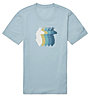 Cotopaxi Llama Sequence W - T-Shirt - Damen, Light Blue