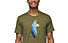 Cotopaxi Llama Stripes Organic - T-Shirt - Herren, Dark Green