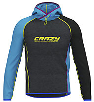 Crazy Director Pull - Kapuzenpullover - Herren, Grey/Light Blue