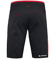 Crazy Pegasus - pantaloni corti - uomo, Black/Red