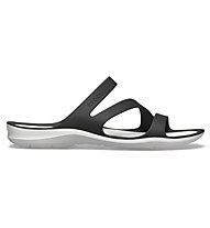 Crocs Swiftwater Sandal W - Sandalen - Damen, Black/White