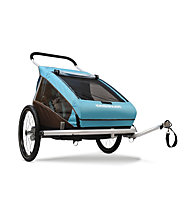 Croozer Kid Plus for 2, Skyblue/Brown