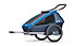 Croozer Kid Plus for 2 Click & Crooz - rimorchio bici, Blue