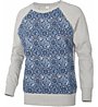 Dimensione Danza All-over Tile Fleece Sweatshirt Damen, Melange/Twilight Blue