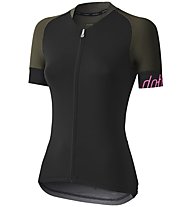 Dotout Crew - maglia ciclismo - donna, Black/Green
