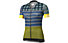 Dotout Dots - maglia ciclismo - donna, Light Blue/Yellow