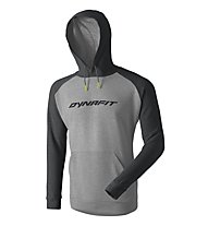 Dynafit 24/7 Logo M - felpa con cappuccio - uomo, Black/Grey