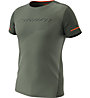 Dynafit Alpine 2 S/S - maglia trail running - uomo, Dark Green/Orange