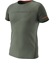 Dynafit Alpine 2 S/S - Trailrunningshirt - Herren, Dark Green/Orange