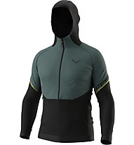 Dynafit Alpine Hybrid - giacca ibrida - uomo, Black/Green/Light Green