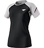 Dynafit Alpine Pro - Trailrunningshirt Kurzarm - Damen, Black/White/Pink