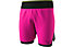 Dynafit DNA Ultra 2in1 - pantaloni corti trail running - uomo, Pink/Black