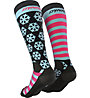 Dynafit FT Graphic- Skitouren Socken, Blue/Pink