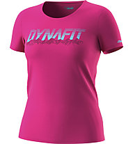 Dynafit Graphic - T-Shirt Bergsport - Damen, Pink/Light Blue/Dark Pink