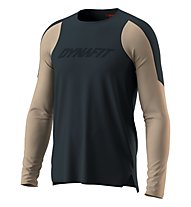 Dynafit Ride L/S - MTB Trikot - Herren, Blue/Beige