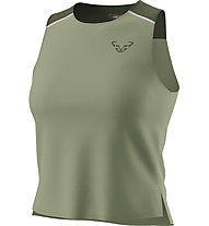 Dynafit Sky Crop W - top - donna, Light Green/Dark Green/Pink