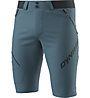Dynafit Transalper 4 Dst - pantaloni corti trekking - uomo, Light Blue/Dark Blue/Red