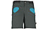 E9 Onda - pantaloni corti arrampicata - donna, Dark Grey/Light Blue