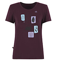E9 Pamma - T-shirt - Damen, Bordeaux