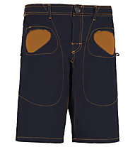 E9 Rondo - S - pantaloni corti arrampicata - uomo, Dark Blue/Brown