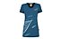 E9 T-Leaf - t-shirt arrampicata - donna, Blue