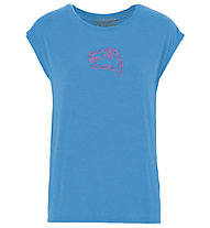 E9 Tilde2.4 - T-shirt arrampicata - donna, Light Blue