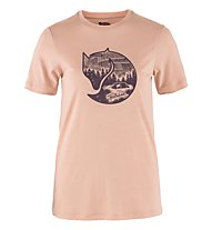 Fjällräven Abisko Wool Fox - T-Shirt - Damen, Pink