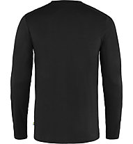 Fjällräven Abisko Wool LS M - Langarmtrikot - Herren, Black